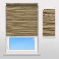 Рулонные шторы Меланж текстурный (коричневый)