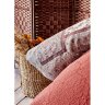 Комплект постільної білизни з покривалом + плед Karaca Home - Марьям бордо 2020-1 бордовий євро