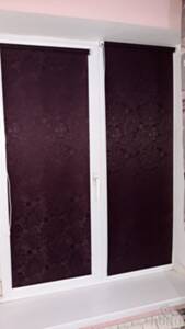 Рулонные шторы Арабеска (темно фиолетовый)