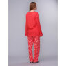 Домашній одяг U.S. Polo Assn - Жіноча піжама (довгий рукав) 15110 кораловий, L 