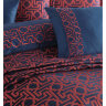 Набор постельного белья с вышивкой и жаккардовым покрывалом Dantela Vita - Luna brick кирпичный евро