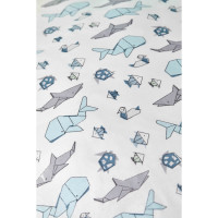 Постельное белье Karaca Home - Shark yesil 2020-2 зеленый ранфорс подростковое