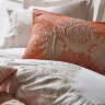 Набор постельного белья с вышивкой и жаккардовым покрывалом Dantela Vita - Elenor евро