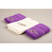 Набор полотенец Romeo Soft - Balure 50*90(2) фиолетовый +70*140(1) молочный