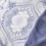 Комплект постільної білизни з пледом Karaca Home - Arlen indigo euro