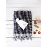 Рушник Barine - Curly Bath Towel ecru-black кремово-чорний 90*170