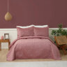 Покривало з наволочками Karaca Home - Pamela gul kurusu pink 230*250 євро