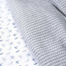 Набор постельное белье с пледом Karaca Home - Bambu gri серый евро