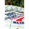 Постельное белье Karaca Home - Challenge mavi 2020-2 голубой ранфорс пике подростковое