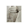 Постільна білизна Dantela Vita атлас з вишивкою - Батерфляй бежевий Євро