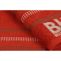 Комплект рушників Beverly Hills Polo Club - 355BHP1263 Botanik Brick Red 50*90