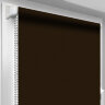 Рулонные шторы Блэкаут темно-коричневый