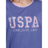 Домашній одяг U.S. Polo Assn - футболка і галіфе 15601 синього кольору, L