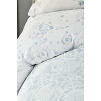 Набор постельное белье с покрывалом Karaca Home - Quatre delux tiffany бирюзовый евро