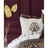 Набор постельное белье с покрывалом + плед Karaca Home - Morocco purple-gold золотой евро(10)