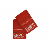 Набор полотенец Beverly Hills Polo Club - 355BHP1604 Botanik Brick Red 50*90+70*140