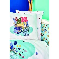 Детский набор в кроватку для младенцев Karaca Home - Bummer indigo индиго (10 предметов)