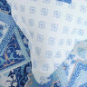 Постельное белье Karaca Home ранфорс - Alondra mavi голубой евро