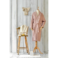 Набір халатів для домашнього рушника Karaca - Валерія Рожево-Золота 2020-2 рожево-золота